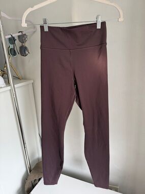 H&M Move DryMove Seamless Leggings in Plum Brown